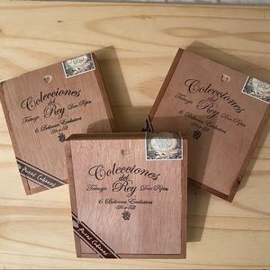 3/$30 Empty Cigar boxes